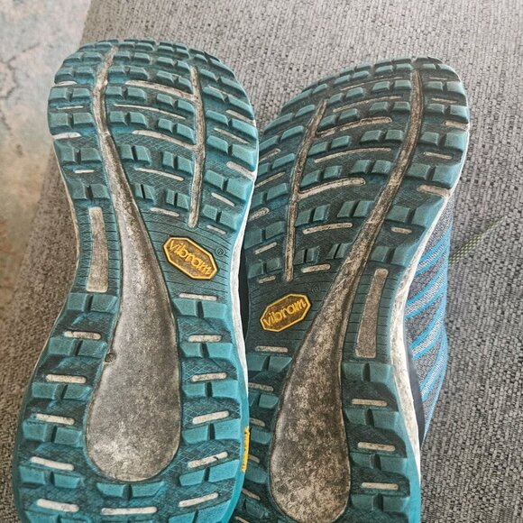 Merrell Vibram Grey Blue Running Gym Outdoor workout Hiking sneakers shoes 8.5 - Picture 7 of 12